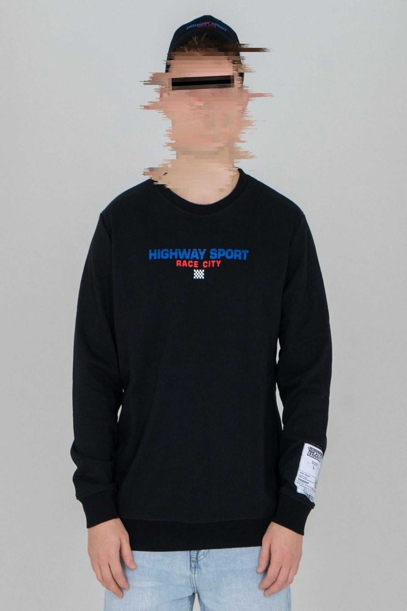 Race City Highway Sport Sweatshirt Black