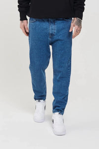 2Y Basic Relaxed Denim Jeans Mid Blue