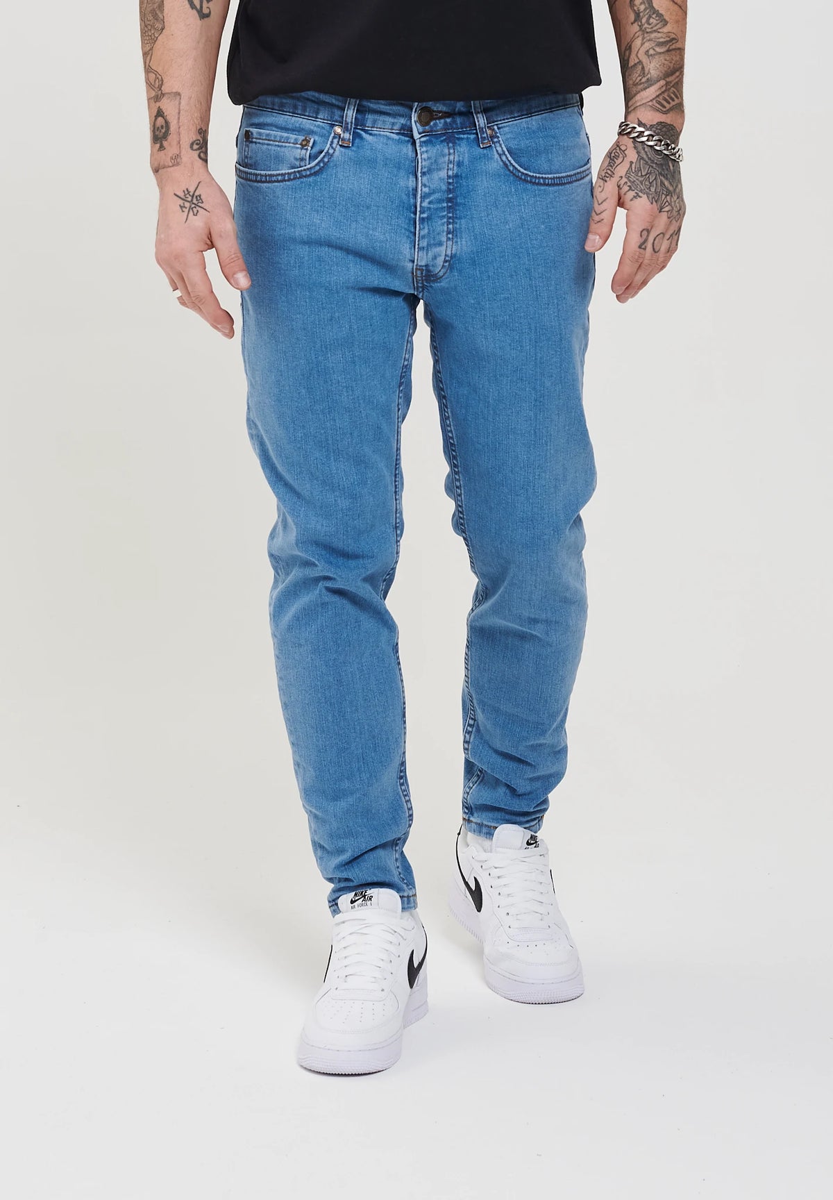 2Y Basic Slim Fit Denim Jeans Blue