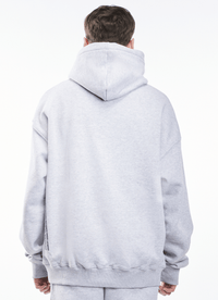 Soulside Männer Oversized Hoodie - Heavy Basic Soul - Grey Melange