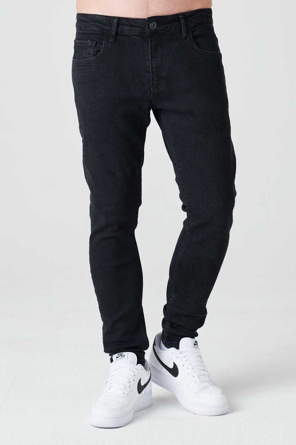 2Y Basic Skinny Fit Jeans Black