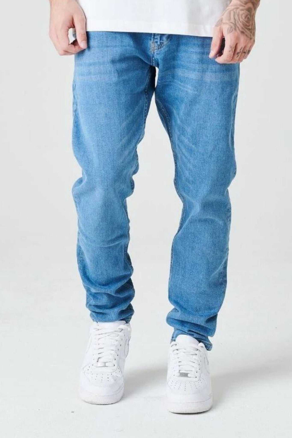 2Y Basic Slim Fit Jeans Blue