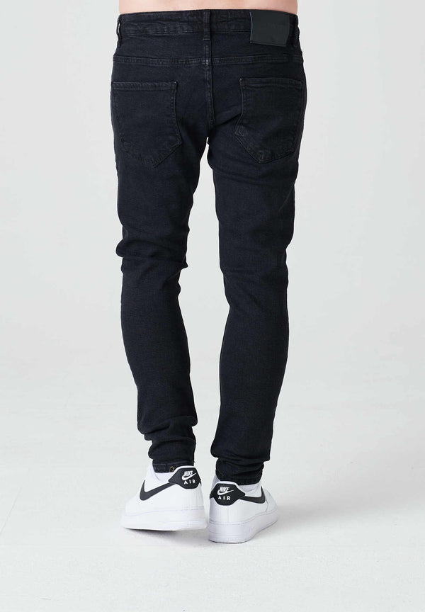 2Y Basic Skinny Fit Jeans Black