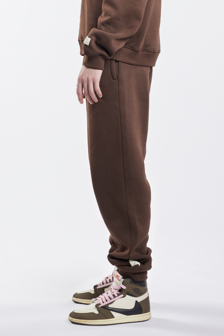 Chamakam organic Cozy Sweatpants Emperdador Brown