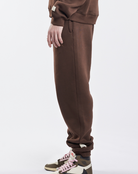 Chamakam organic Cozy Sweatpants Emperdador Brown