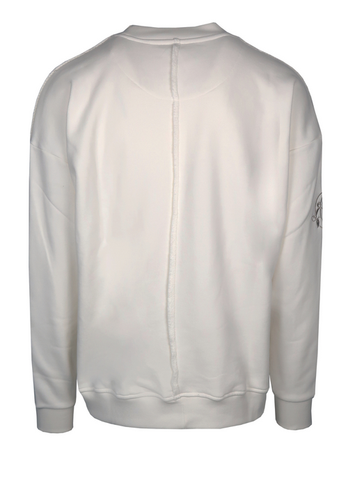 Carlo Colucci Basic Sweatshirt Unicolor White