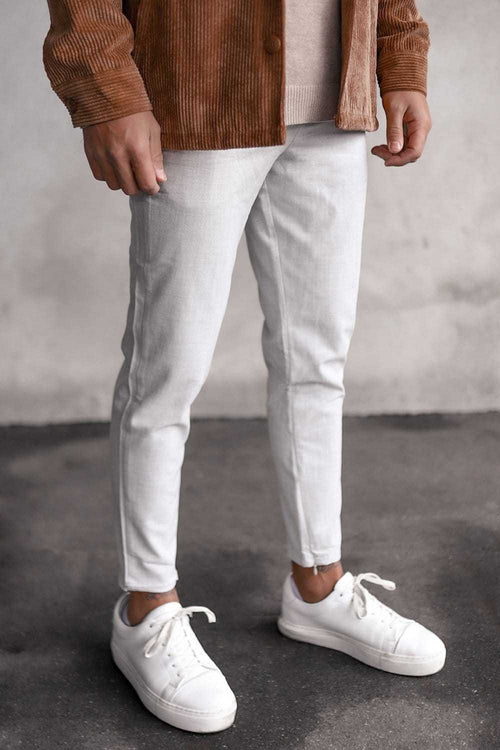 2Y Basic Pants Light Grey Melange