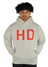 Hoodstar Oversize HD Logo Hoodie Light Grey
