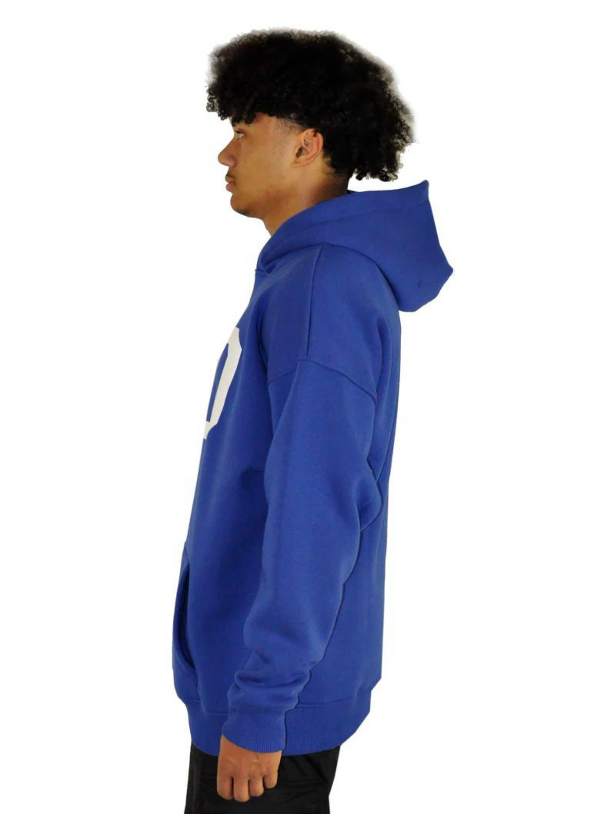 Hoodstar Oversize HD Logo Hoodie Marine Blue