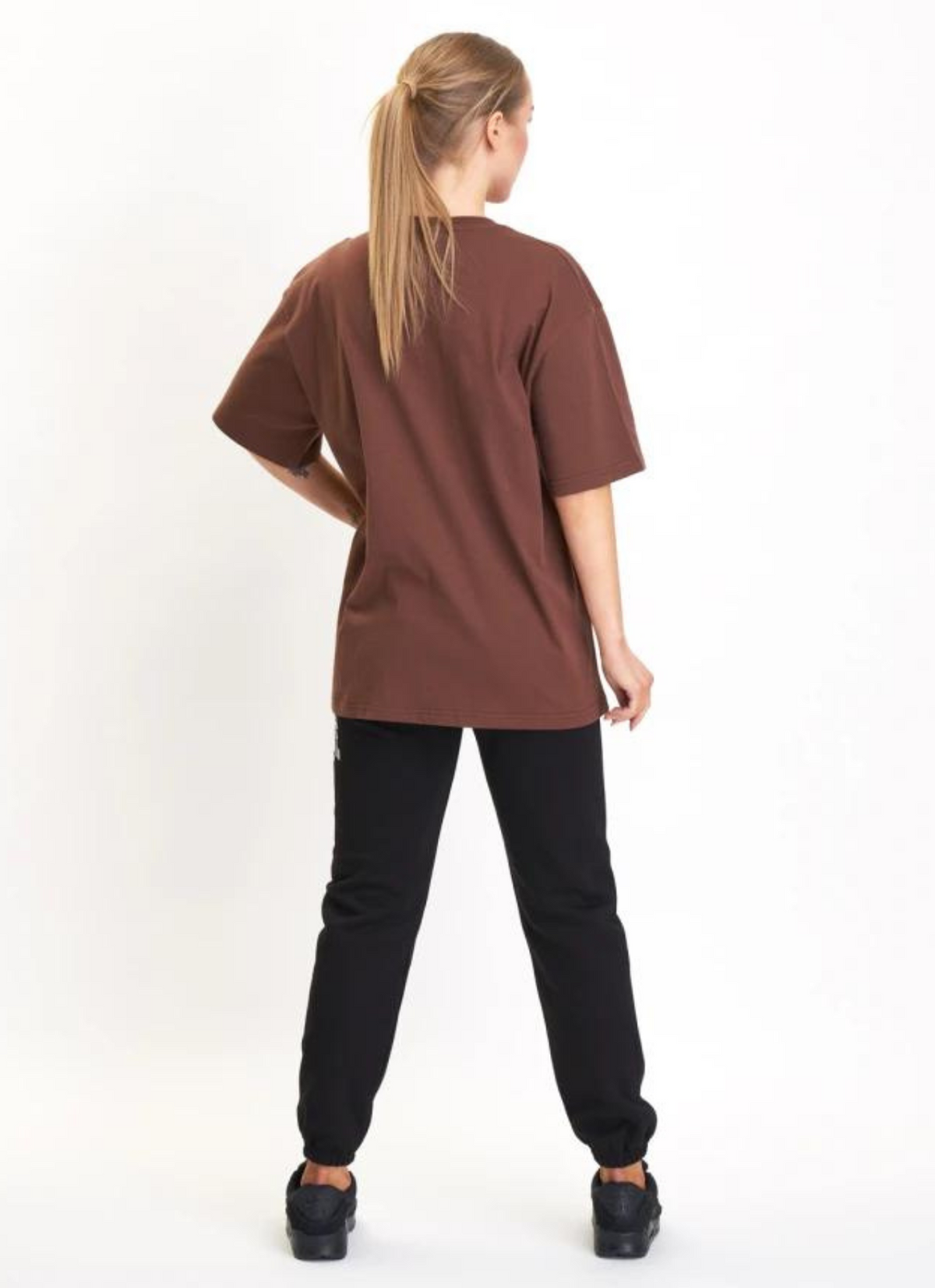 Babystaff College Oversize T-Shirt Brown