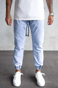 2Y Jogger Denim Jeans Pants Light Blue