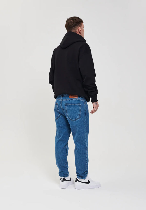 2Y Basic Relaxed Denim Jeans Mid Blue