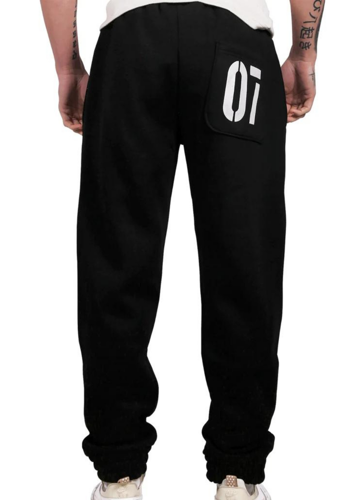 Hoodstar Sweat Pants H07D Black