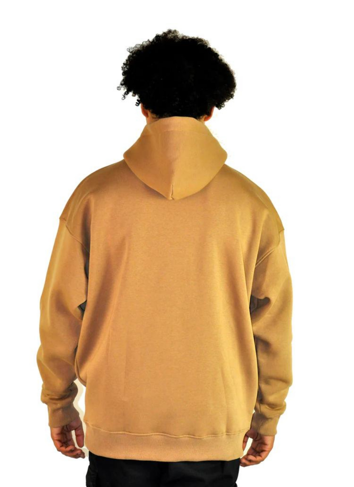 Hoodstar Oversize Big Logo Hoodie Camel