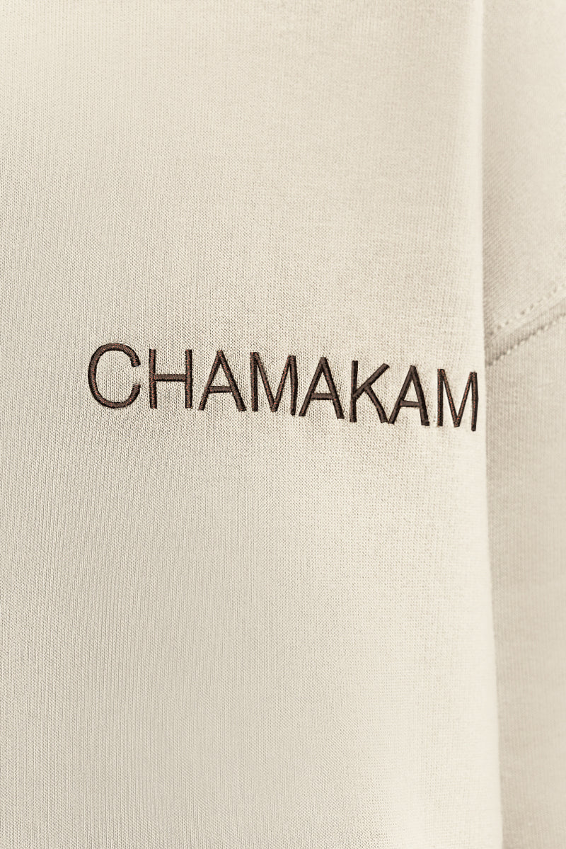 Chamakam Organic Oversized Premium Hoodie Cream