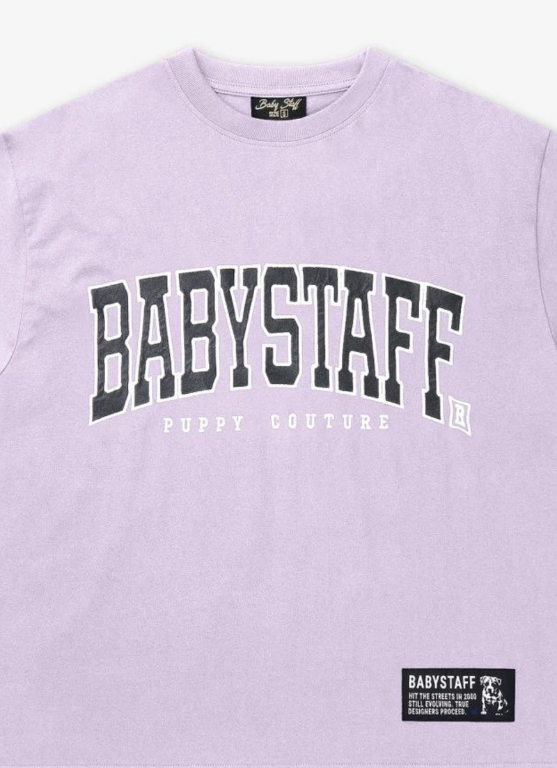 Babystaff College Oversize T-Shirt Lavendel