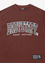 Babystaff College Oversize T-Shirt Brown