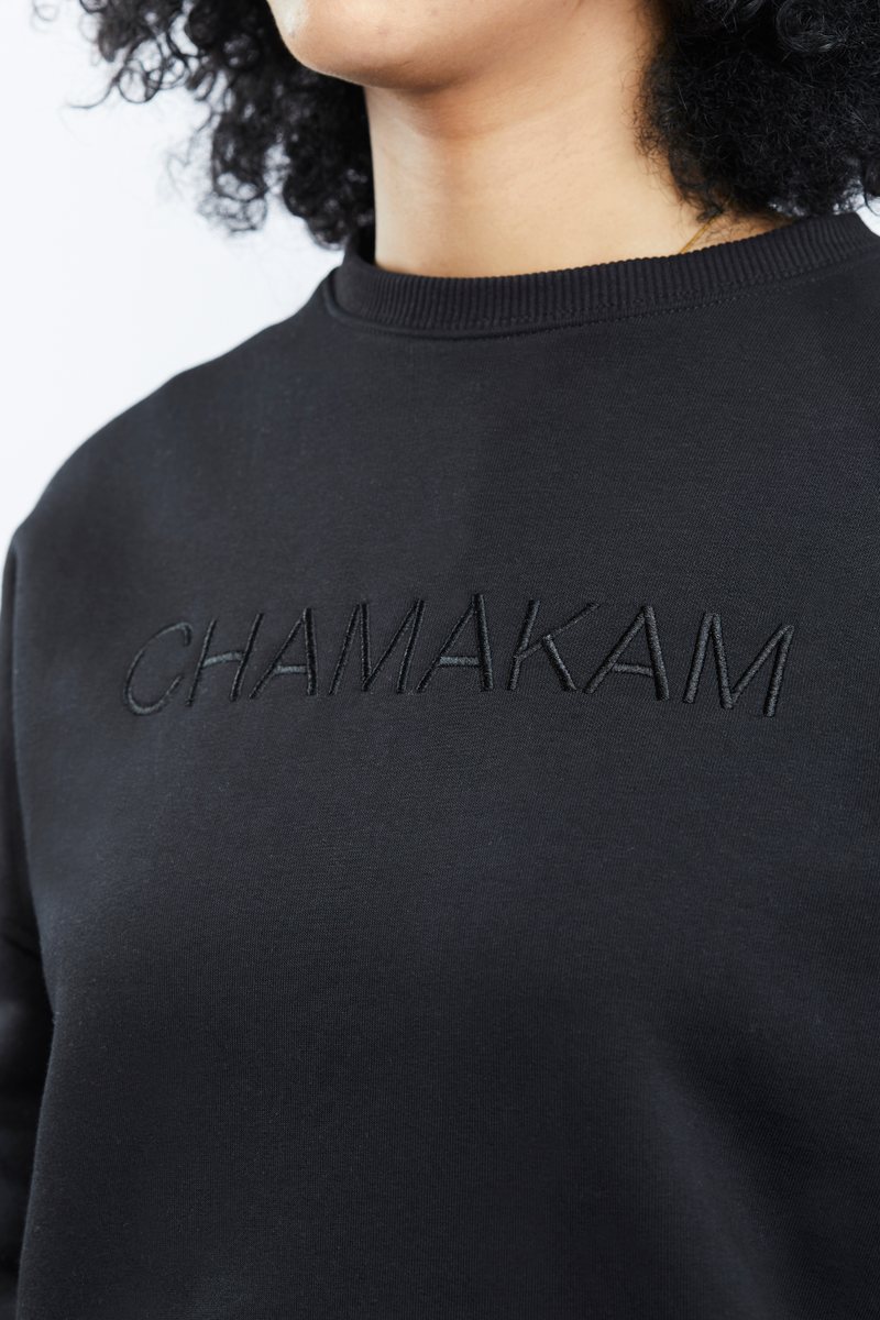 Chamakam Organic Heavy Sweatshirt Black