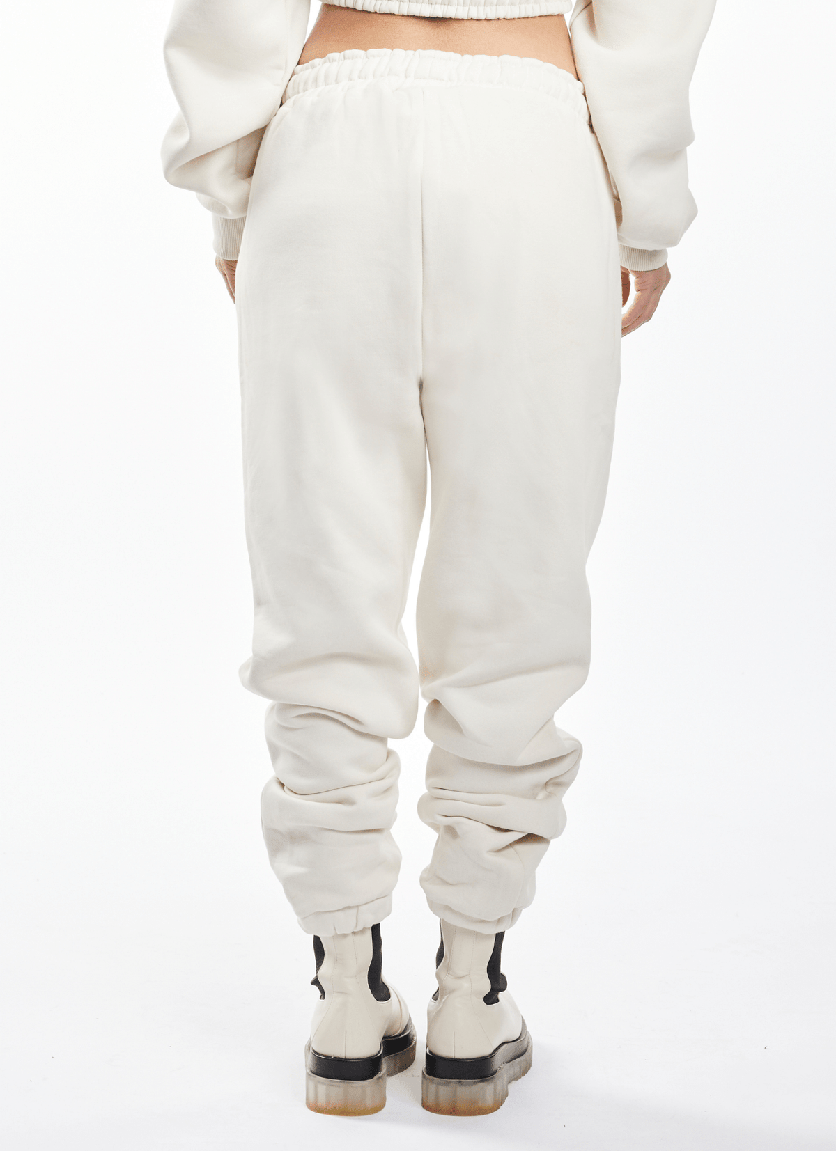 Soulside Frauen Baggy Sweatpants - Basic Soul - Coconut Milk