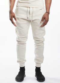 Soulside Herren Sweatpants - Heavy Straight Basic - Coconut Milk