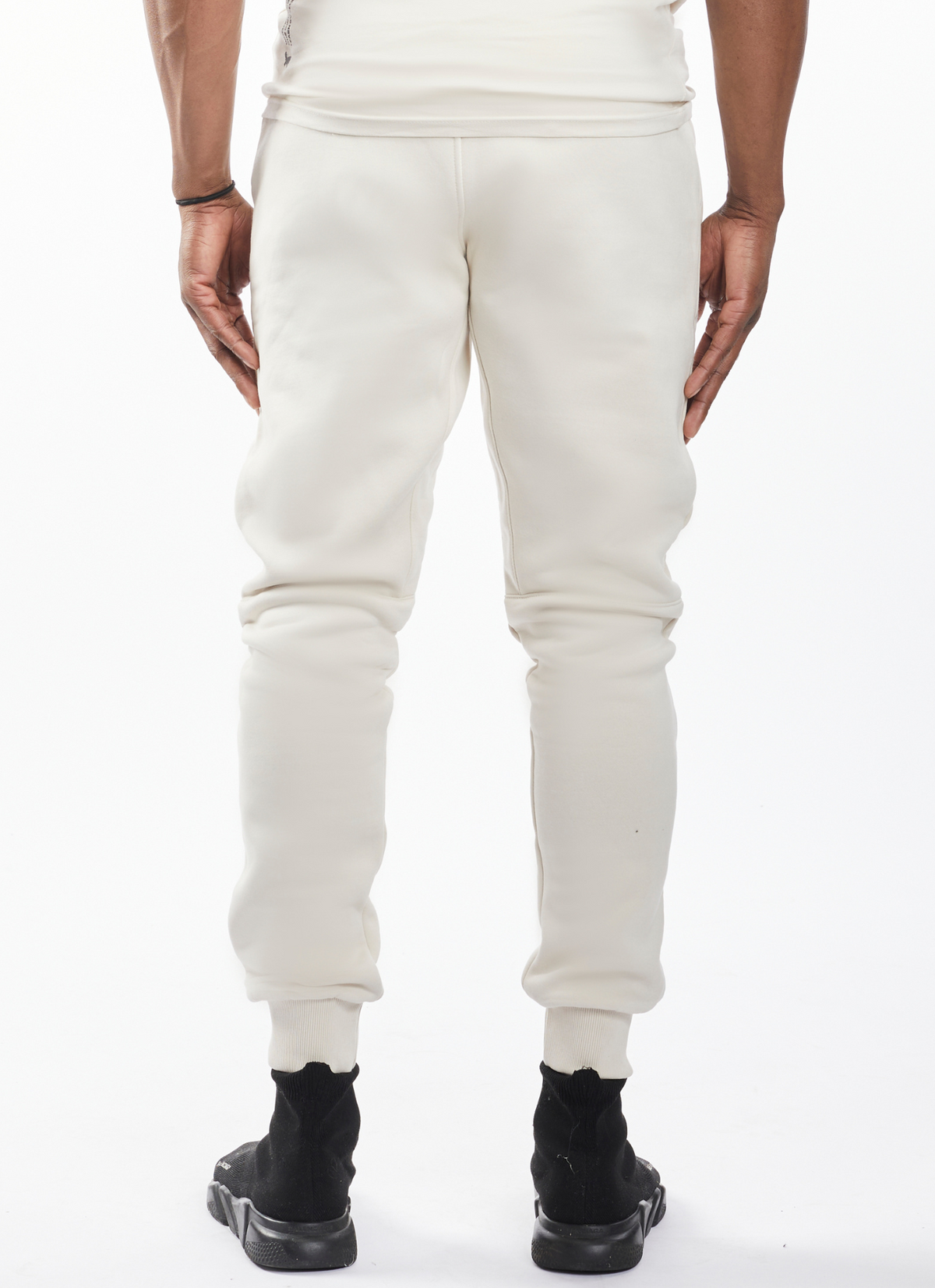 Soulside Herren Sweatpants - Heavy Straight Basic - Coconut Milk