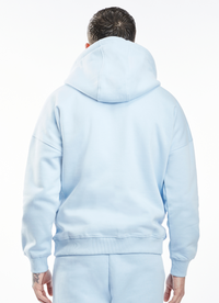 Soulside Männer Oversized Hoodie - Heavy Basic Soul - Babyblau