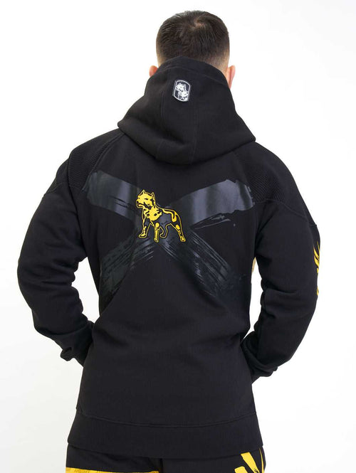 Amstaff Infarus Zip Hoodie Black/Yellow
