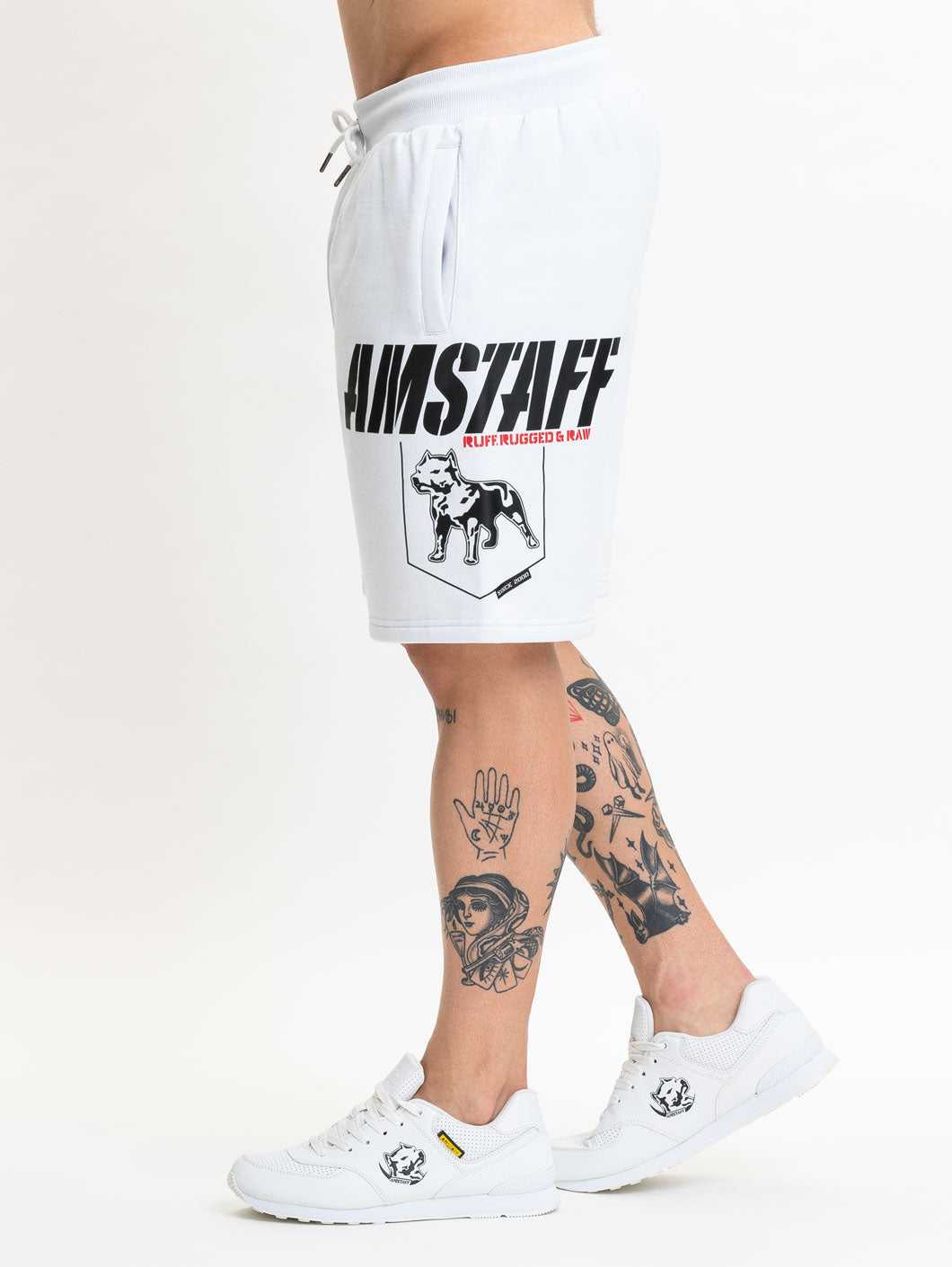 Amstaff Bazor Sweatshorts White