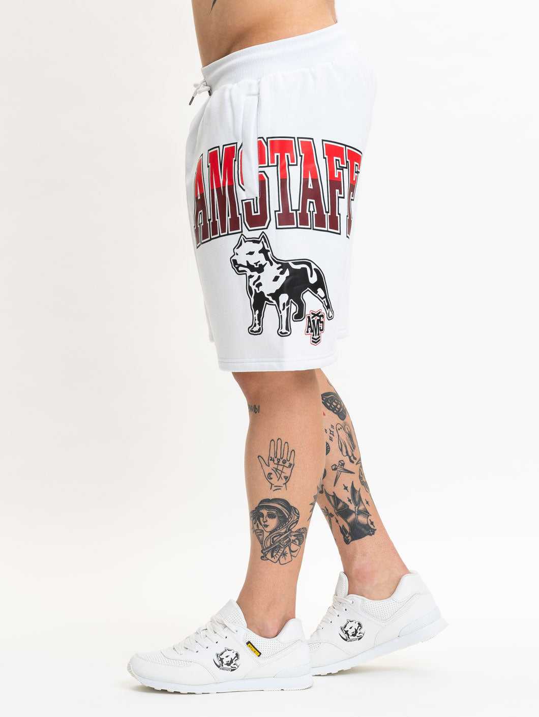 Amstaff Varun Sweatshorts White