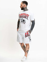 Amstaff Varun Sweatshorts White