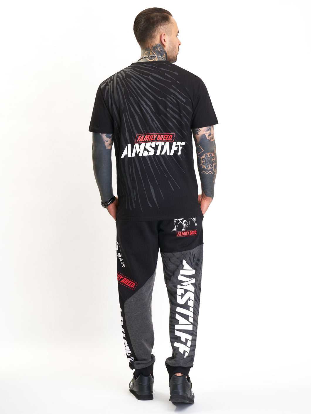 Amstaff Barco T-Shirt Black/Grey