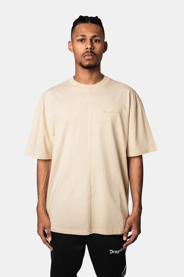 Heavy Oversize Middle Seam T-Shirt Coconut Milk