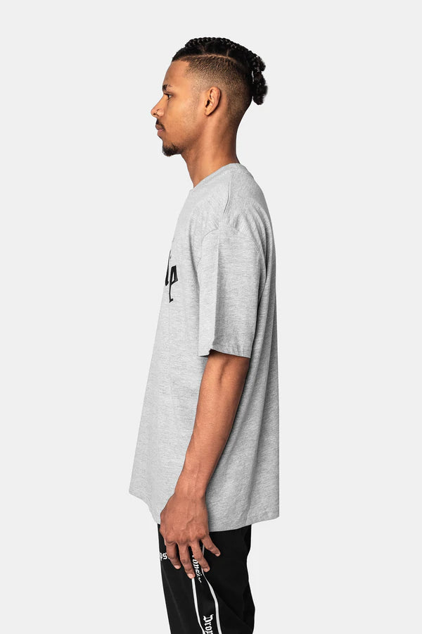 Heavy Oversize Logo T-Shirt Heather Grey