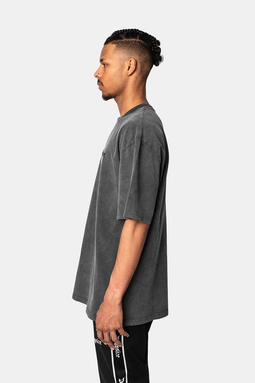 Heavy Oversize Embo T-Shirt Washed Grey