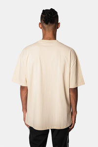 Heavy Oversize Boxed Logo T-Shirt Coconut Milk