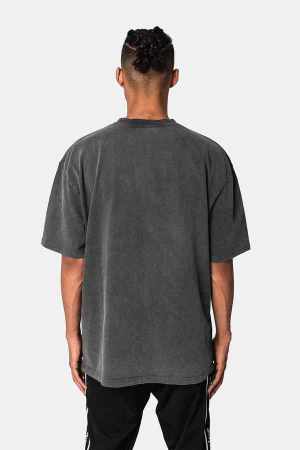 Heavy Oversize Embo T-Shirt Washed Grey