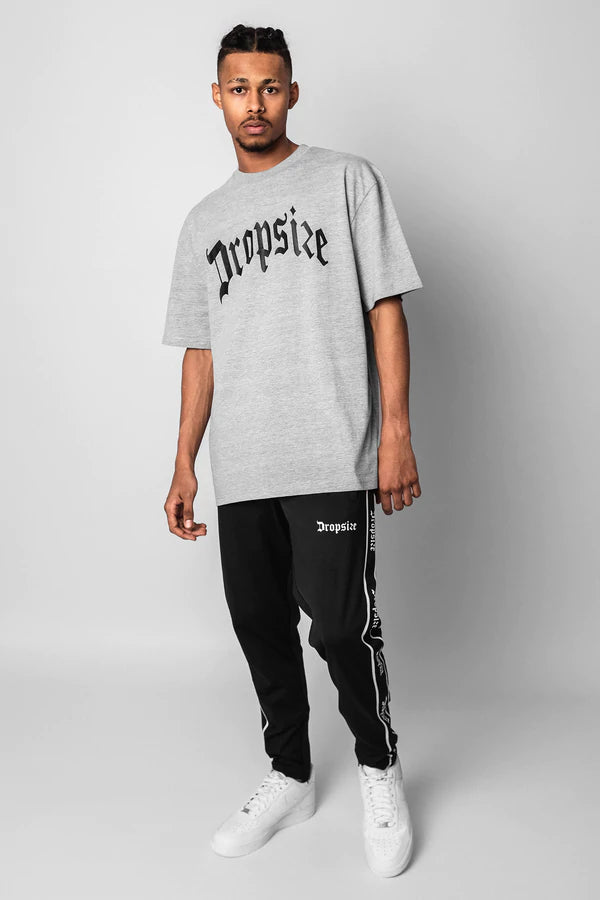 Heavy Oversize Logo T-Shirt Heather Grey