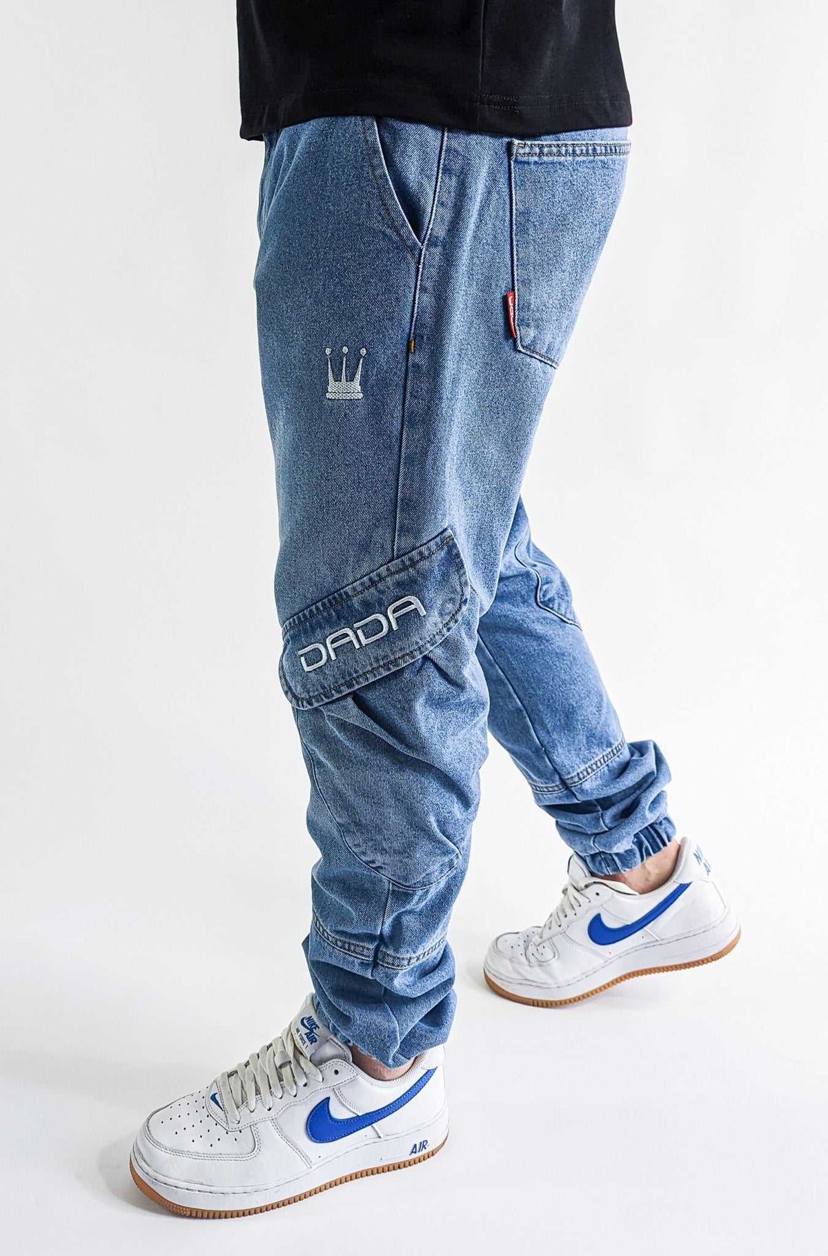 Dada Supreme Daydream Cargo Jeans Light Blue