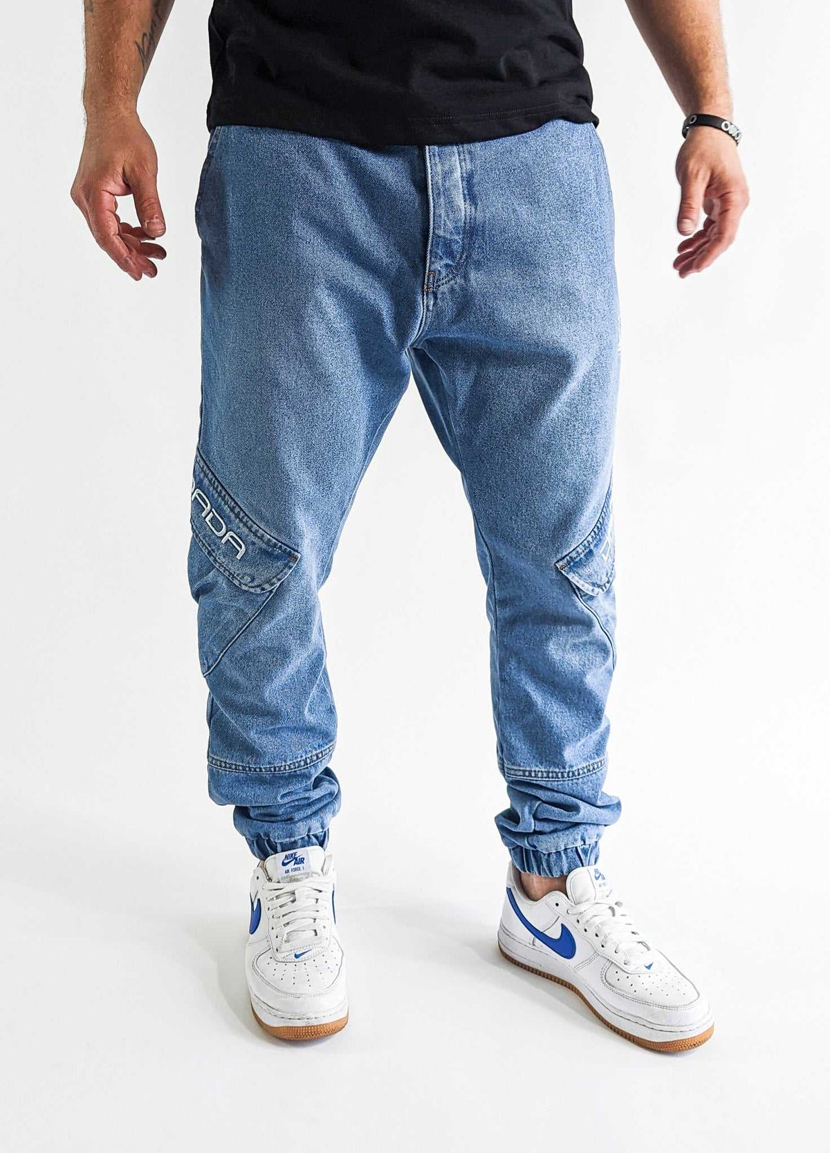 Dada Supreme Daydream Cargo Jeans Light Blue