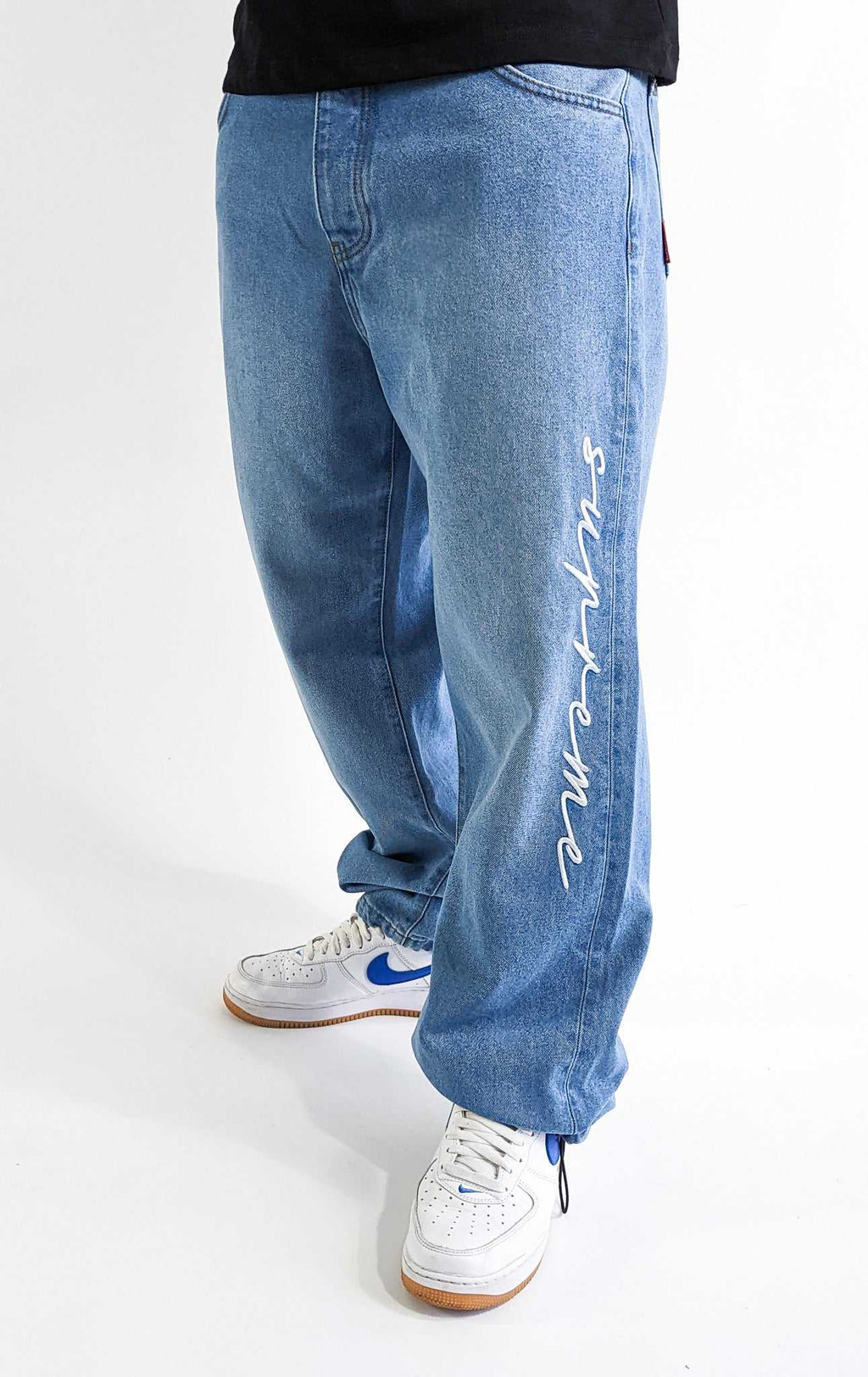 DADA Supreme Supreme Baggy Fit Jeans Blue