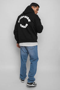 Dropsize Heavy Oversize Crew Hoodie Black