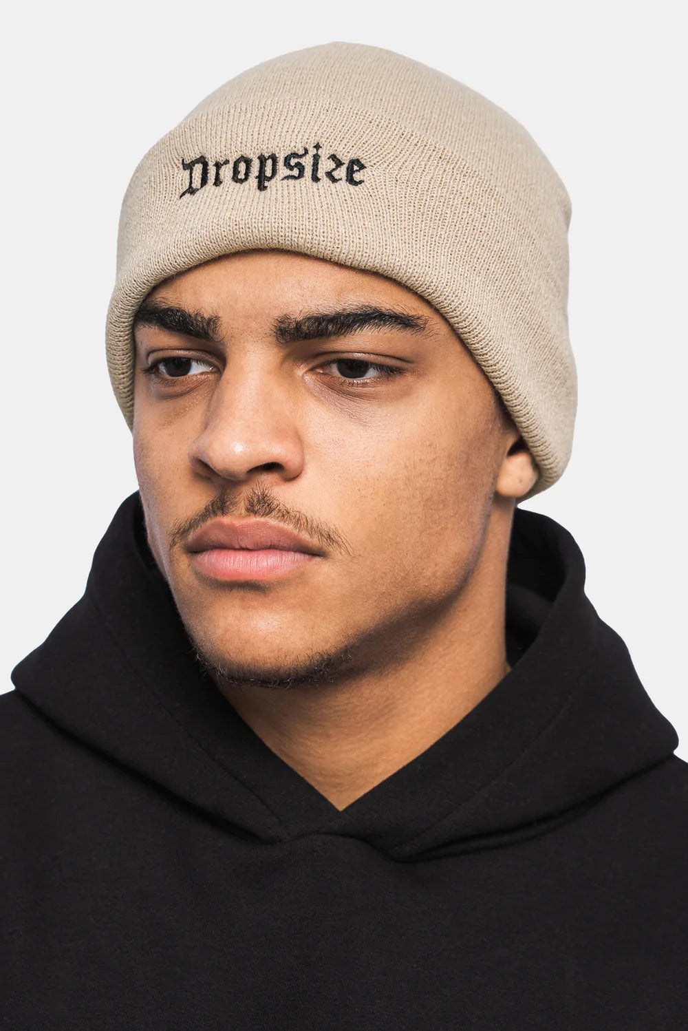 Dropsize Logo Beanie Creme