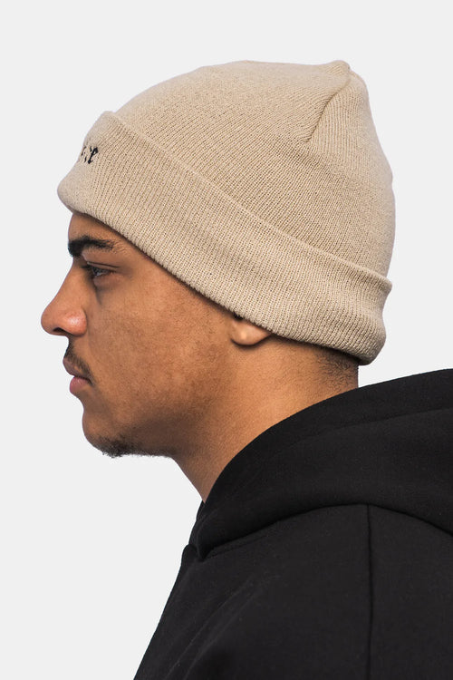 Dropsize Logo Beanie Creme