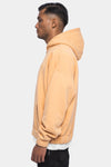 Dropsize Super Heavy Oversized HD Print Zip Hoodie Washed Peach