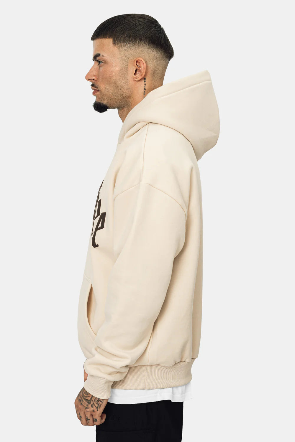 Milk print hoodie clearance