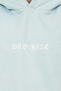 Dropsize Heavy Oversize Crime Hoodie Baby Blue