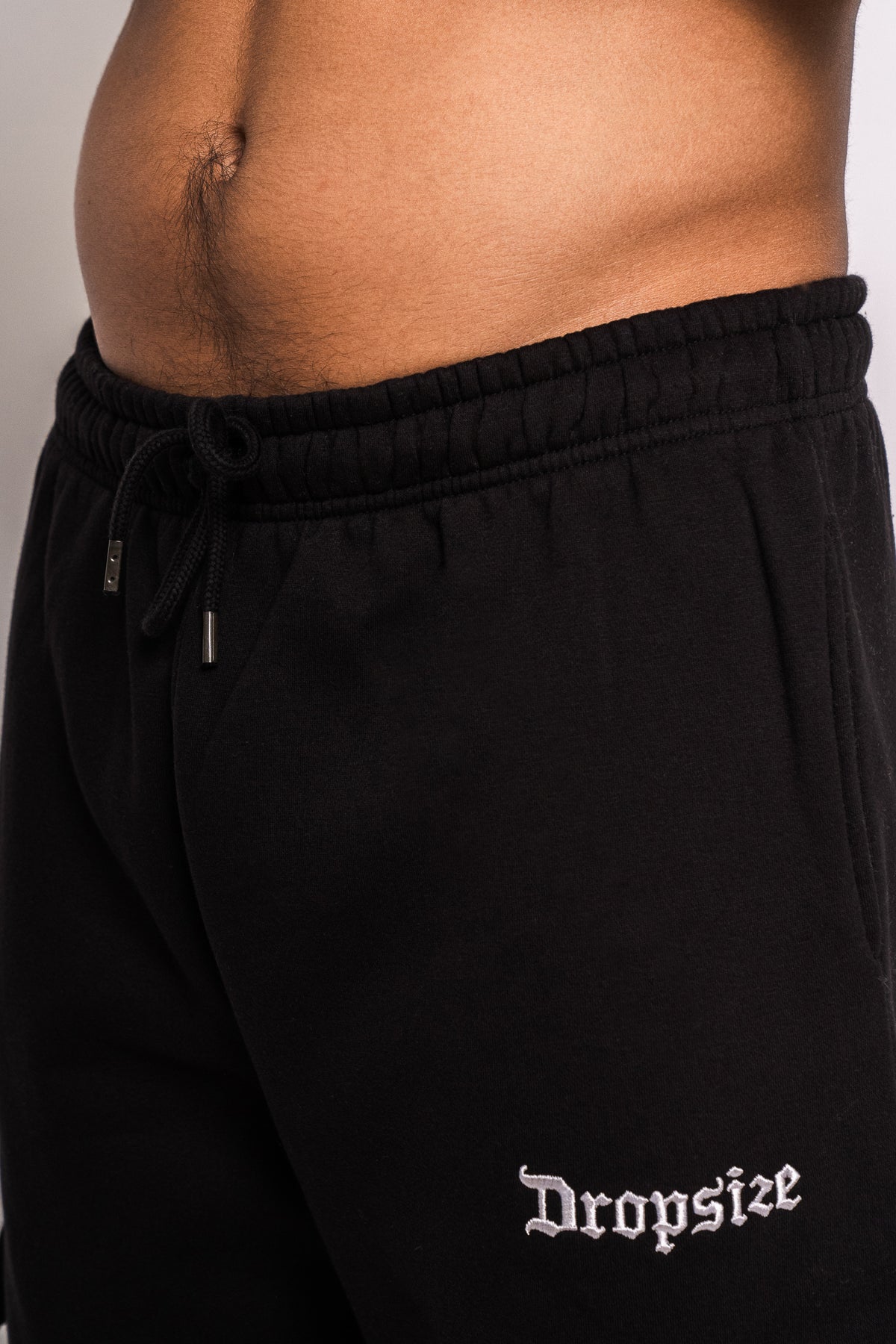 Dropsize Straight Leg Cargo Sweat Pant Black