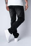 Dropsize Straight Fit Jeans Washed Black