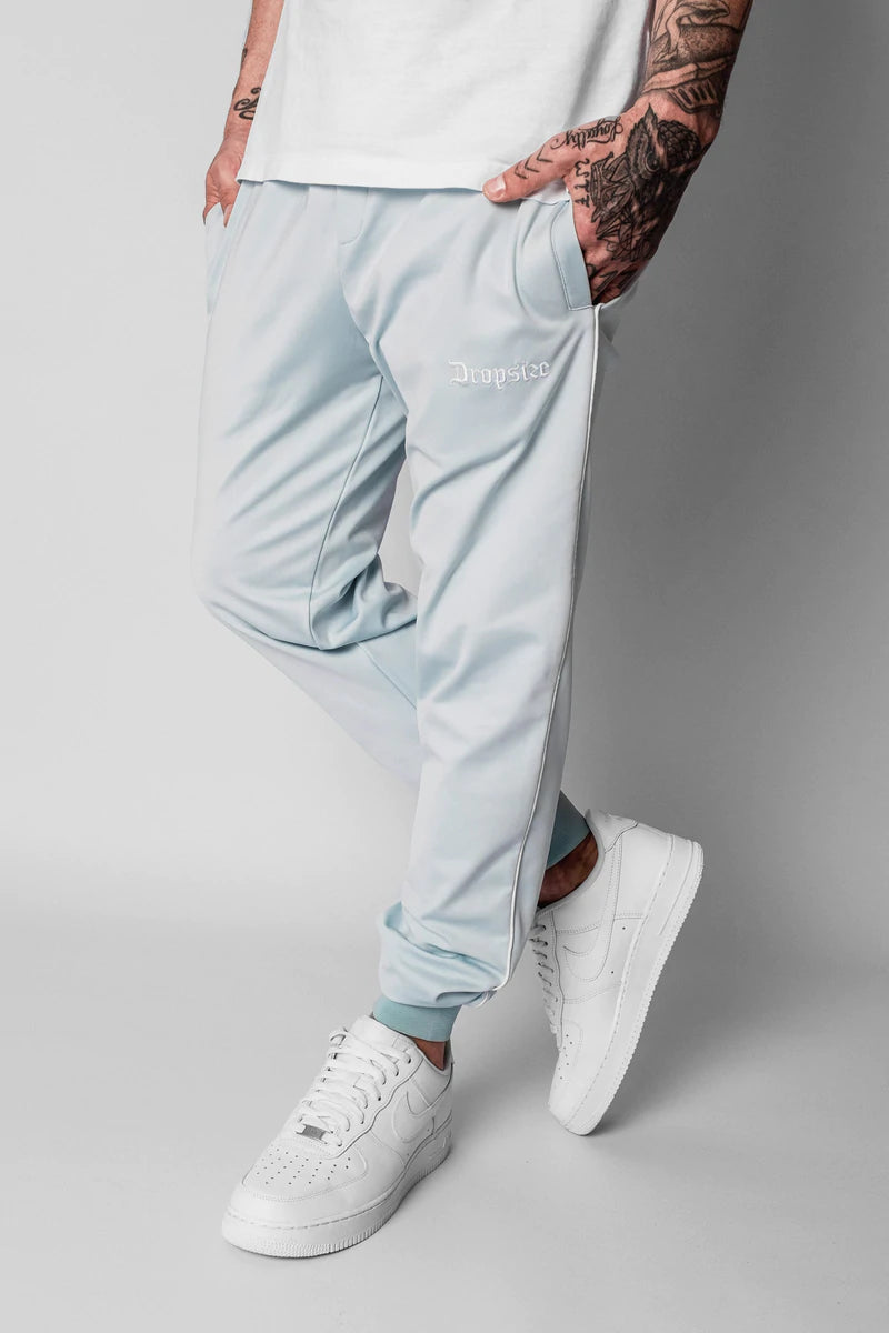 Dropsize Track Pants Side Stripe Baby Blue
