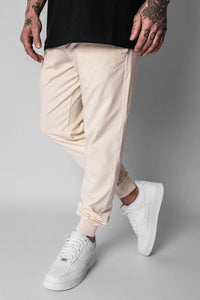 Dropsize Track Pants Side Stripe Cream White